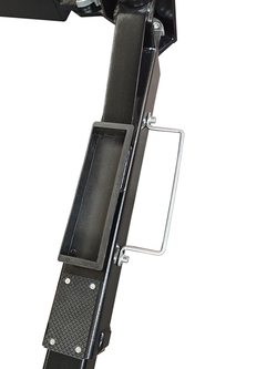 Подъемник электрогидравлический 4т 100-1820мм 2-х стоечный 220В ниж.синхрон.(механ. с 1 колонны) GTE