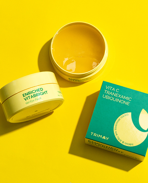 Trimay (yellow) Enriched Vitabright Gel Eye Patch патчи для век с вит. С, транексамовой кислотой и коэнзимом Q10