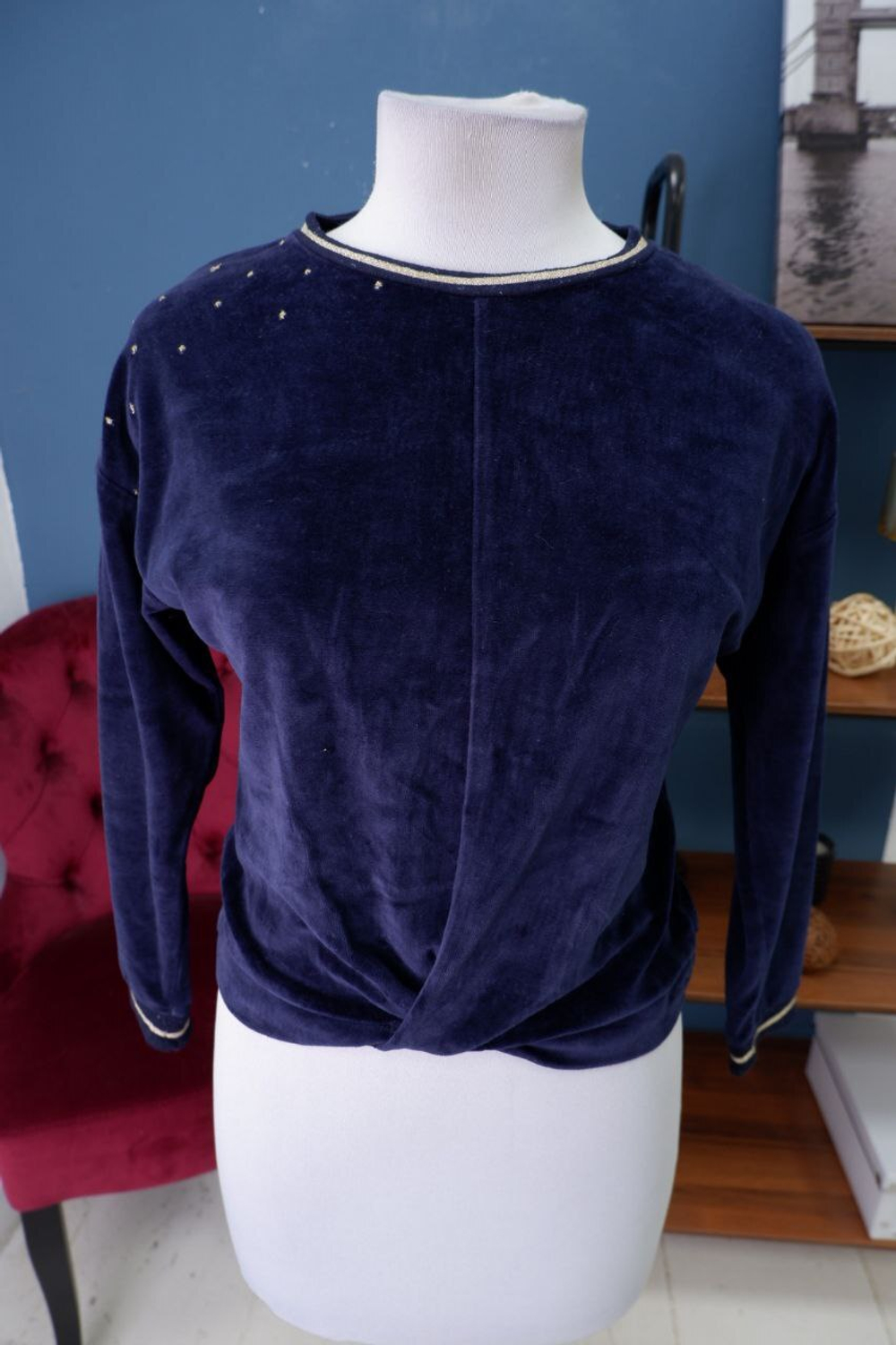 Джемпер Strip вельветовый 46 размер