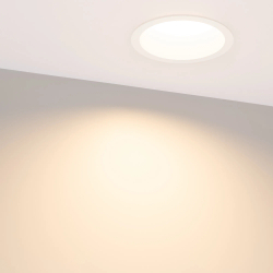 Светильник MS-DROP-BUILT-R137-24W Warm3000 (WH, 90 deg, 230V) (Arlight, IP54 Металл, 5 лет) 041463