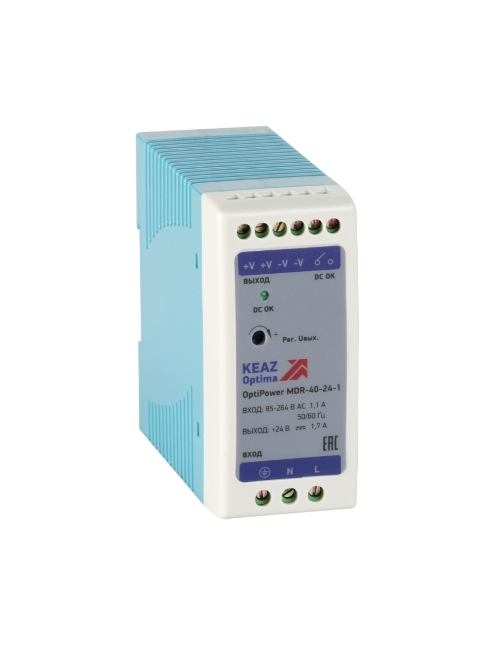 Блок питания OptiPower MDR-40-24-1 КЭАЗ 284540
