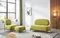 Кресло Midnight желто-зеленое