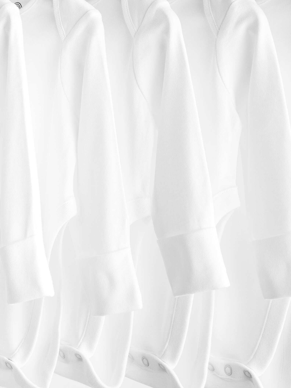 Боди с длинным рукавом для малышей Next N44-478, 3 шт., Белый