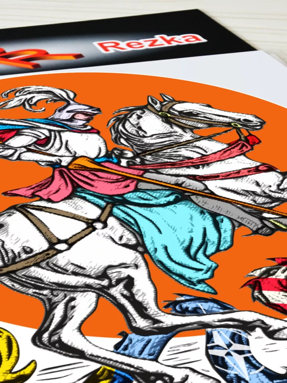 Наклейка - Георгий Победоносец