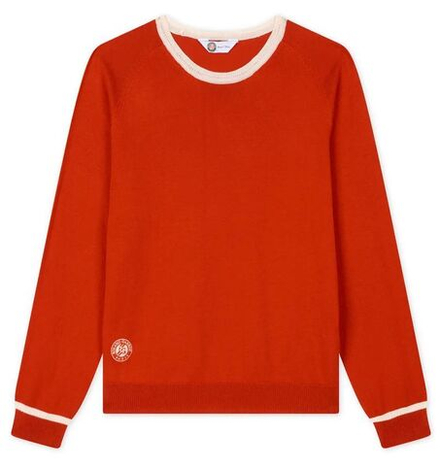 Женская теннисная куртка Roland Garros Heritage Tiffany Sweater - clay