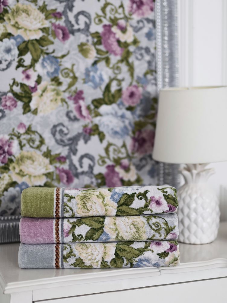 Полотенце 75x150 Feiler Elisaveta 220 petrol синий лазурный