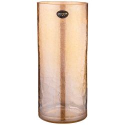 ВАЗА ЦИЛИНДР "CRACLE AMBER" ДИАМЕТР 14,6 ВЫСОТА 35 СМ