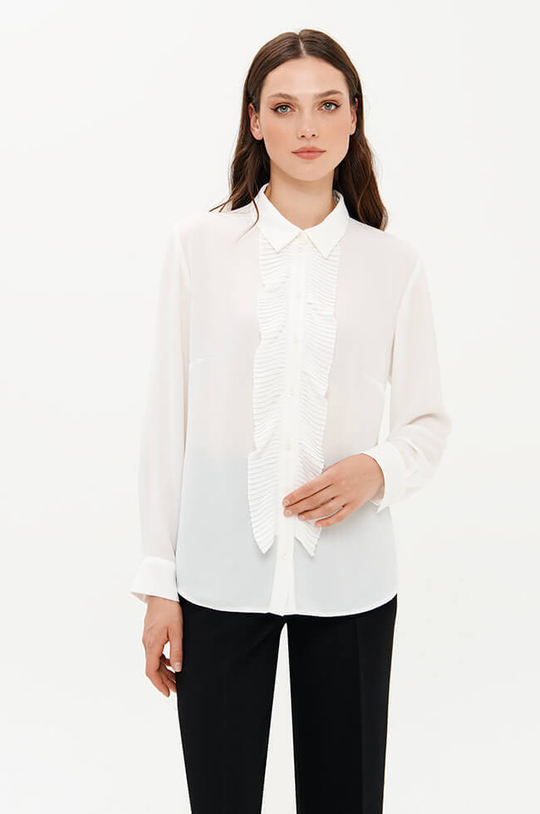 23384 Блузка женская (молочный)