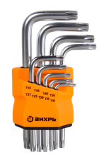 Набор ключей имбусовых Вихрь Torx , 9 шт, T10-T50