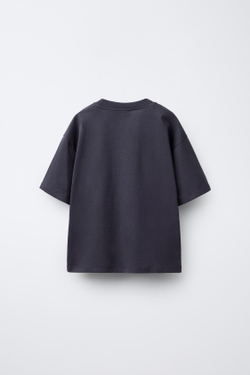 ZARA ФУТБОЛКА С ПРИНТОМ LILO & STITCH © DISNEY, АНТРАЦИТОВО-СЕРЫЙ