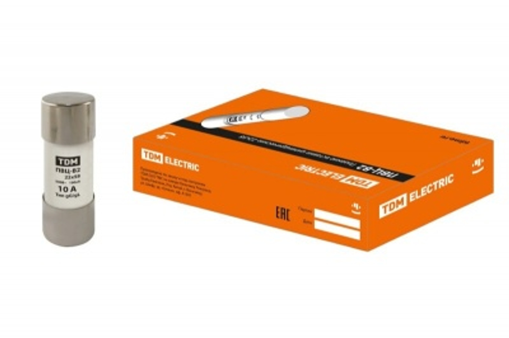 Плавкая вставка В2 22*58 10А TDM