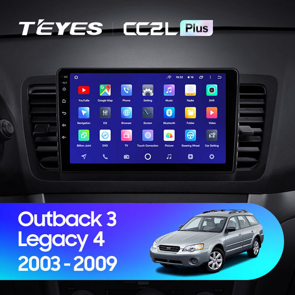 Teyes CC2L Plus 9" для Subaru Outback, Legacy 2003-2009