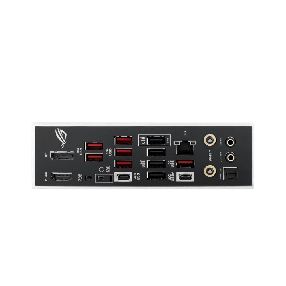 Материнская плата ASUS ROG STRIX B850-E GAMING WIFI (Socket AM5, ATX, 4xDDR5(256GB), DP / HDMI / USB4, 1xPCIe 5.0x16 / 1xPCIe 4.0x16, 1xLAN (5GbE), Wi-Fi 7, BT, 4xSATA 6Gb / s, 5xM.2, 2xType-C, 6xUSB 3.2, 4xUSB 2.0)