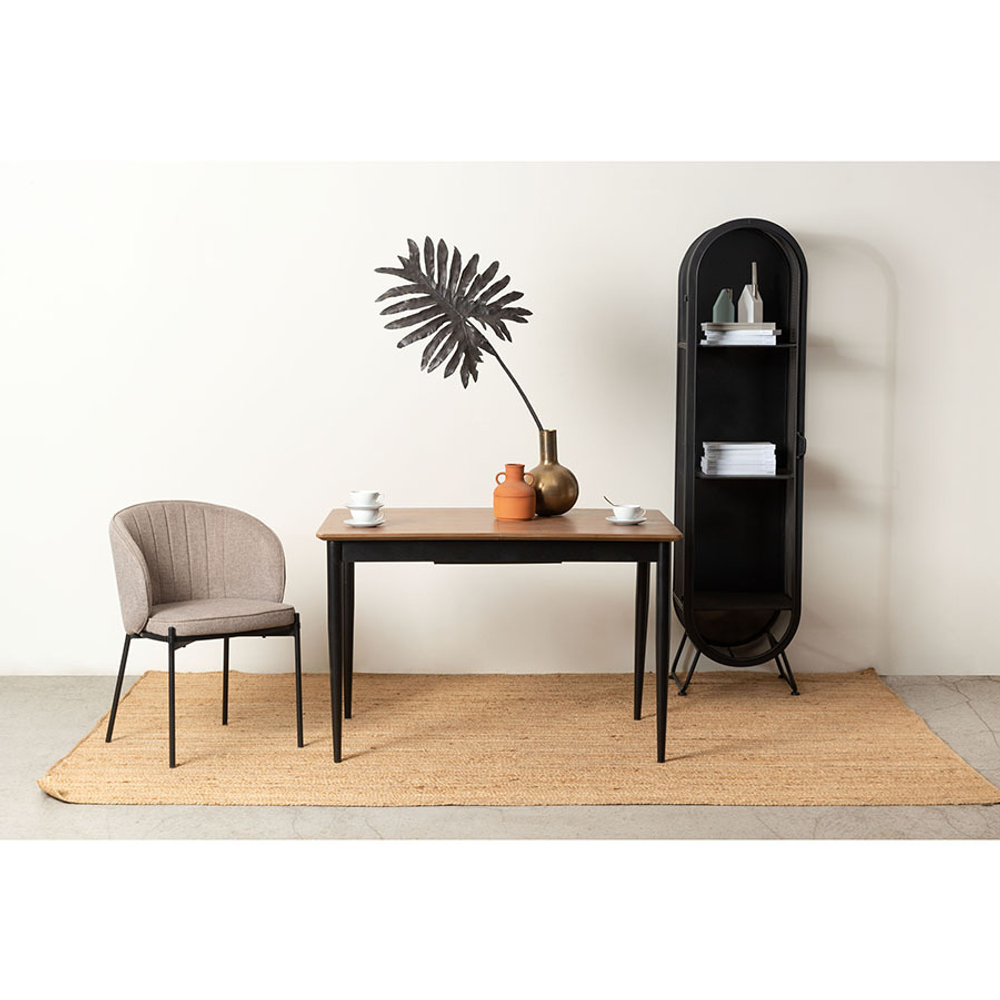 Стол обеденный раздвижной shayne, 120/160х80х75 см