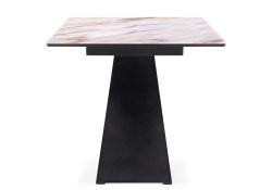 Стеклянный стол Ноттингем 180х90х74 оптивайт / черный