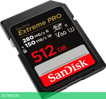 Карта памяти SanDisk SDXC 512GB (SDSDXEP-512G-GN4IN)