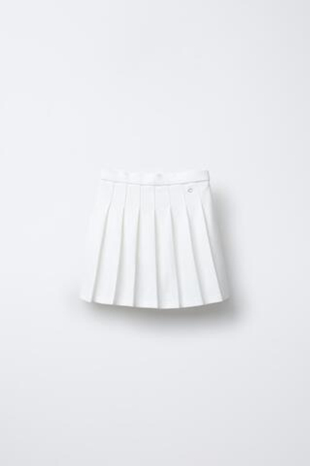 ZARA ЮБКА В СКЛАДКУ С ДЕТАЛЬЮ «СЕРДЦЕ», ЭКРЮ