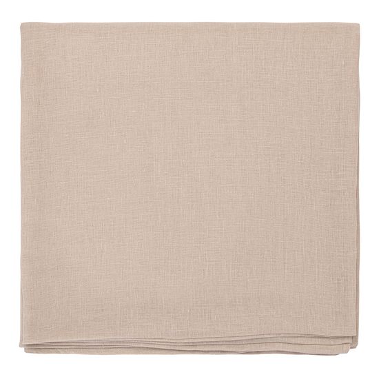 Скатерть из стираного льна бежевого цвета из коллекции essential, 150х250 см