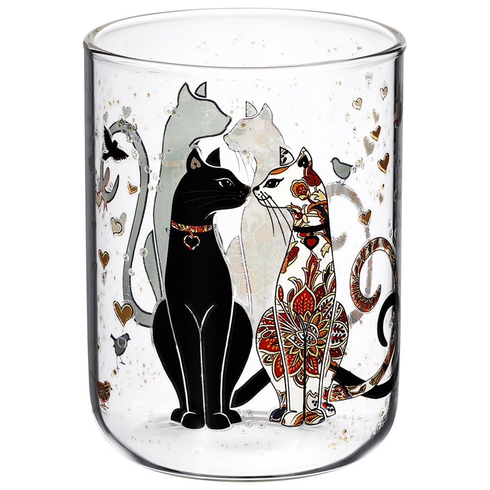 НАБОР СТАКАНОВ "ПАРИЖСКИЕ КОТЫ" ИЗ 4-Х ШТ. 360 МЛ
