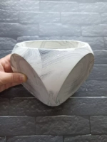 Настенное кашпо  мрамор со мхом