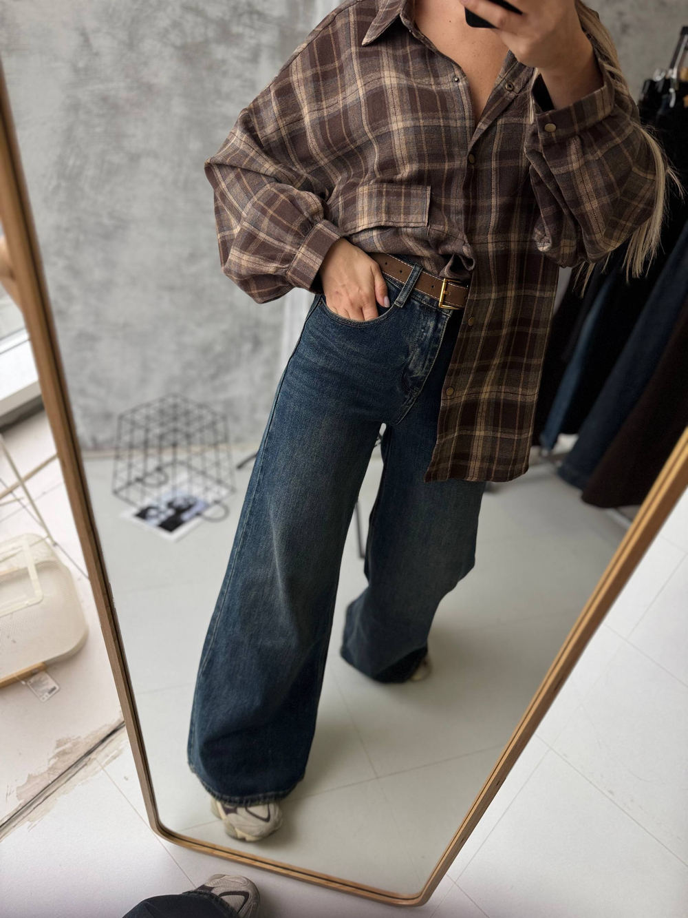 Брюки джинсовые жен. 8625 син.