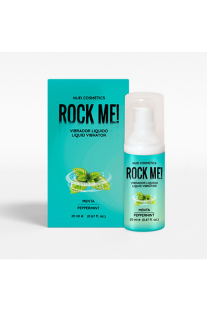 Nuei cosmetics ROCK ME! - Жидкий вибратор мята, 20 мл