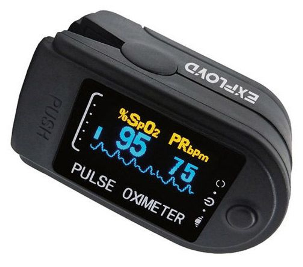 Цифровой пульсоксиметр EXPLOYD EX-UV-989 синий-белый