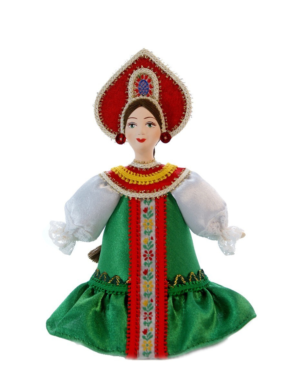 Кукла коллекционная в Девичьем праздничном костюме