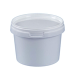 Ведерко без ручки 0,85л, + крышка с замком