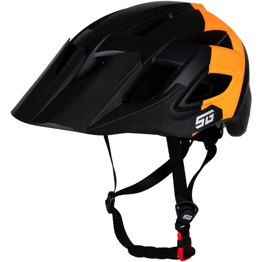 Шлем STG TS-39, L (58-61 см), черный с оранжевым