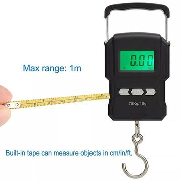 Электронный безмен до 75 кг. с рулеткой WH-A22