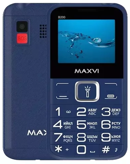 Сотовый телефон Maxvi B200 Blue