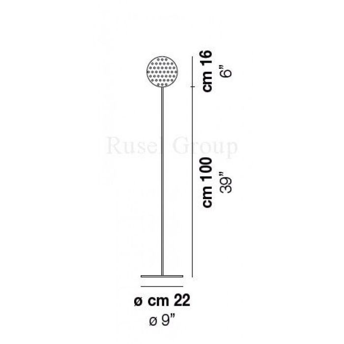 Напольный светильник Vistosi RINA PT 100