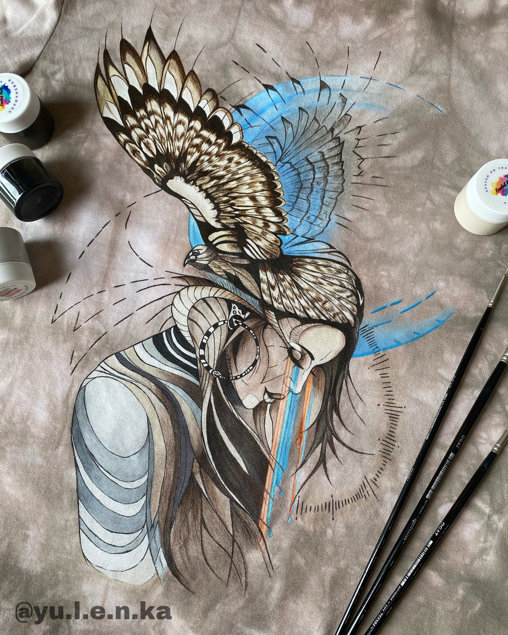 Краска по ткани и обуви, одежды акриловая «Телесная»