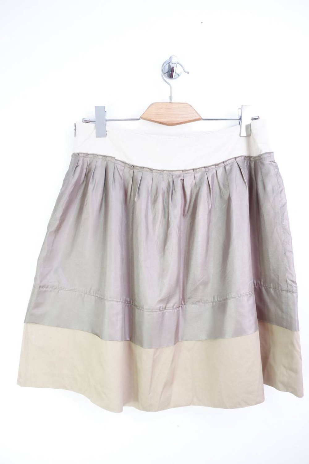 Юбка Orange в красивых оттенках, со слоями из шелка, хлопка, полиэстера 46 размер