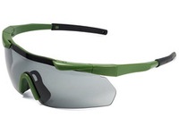 Очки стрелковые ShotTime Lynx защитные, зелёные, комплект с 3 линзами