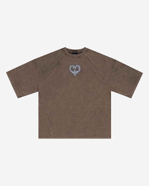 Футболка x Volchok Heart коричневая - фото 1