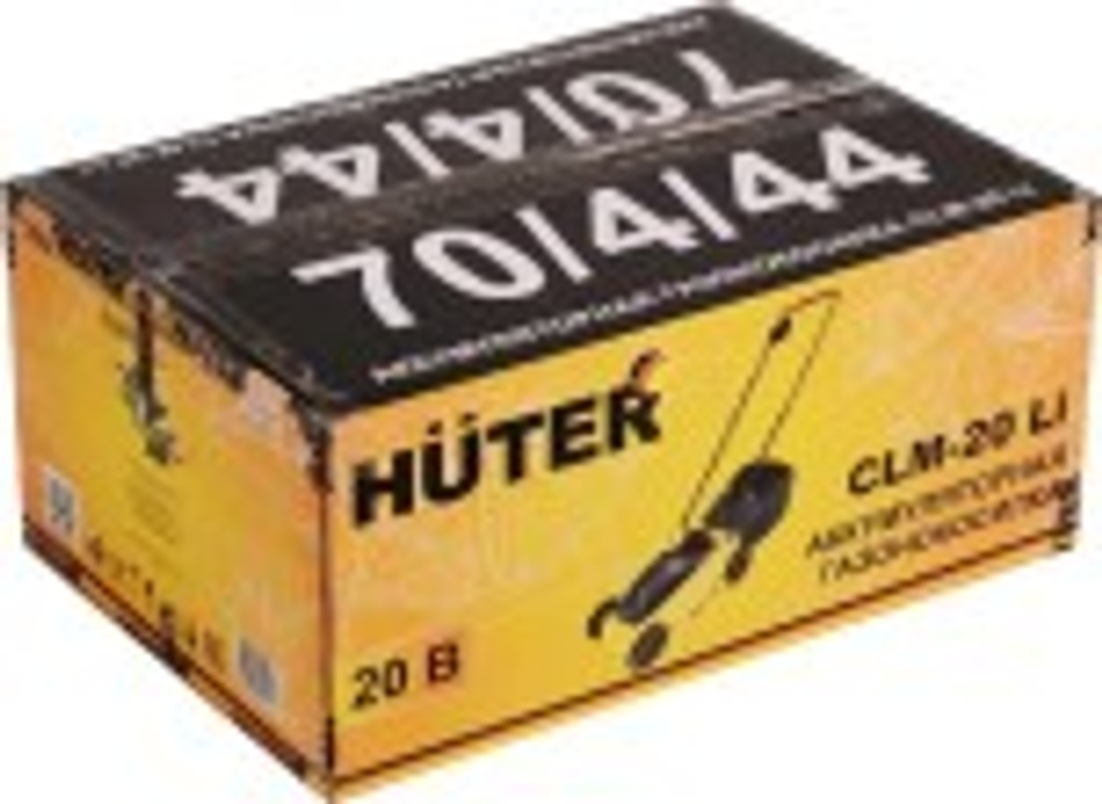 Газонокосилка аккумуляторная HUTER CLM-20 Li (с АКБ 4 А/ч и ЗУ) 70/4/44