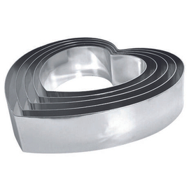 Форма "Сердце", 6*5*4 см, нержавейка, Россия