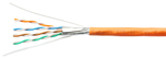Кабель витая пара F/UTP 6а кат. 4 пары Cabeus STP-4P-Cat.6a-SOLID-IN-LSZH