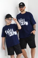 Фуфайка (футболка) для мальчика  Леон-3 Виотекс ТЁМНО-СИНИЙ