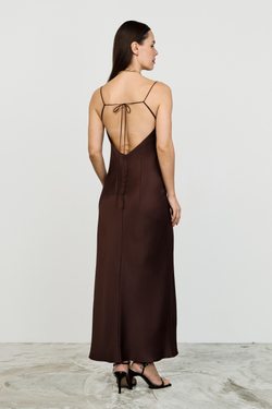 Платье- комбинация с открытой спиной