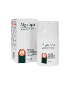 Солнцезащитный крем на основе живой суспензии микроводоросли Chlorella,ТМ ALGA SPA