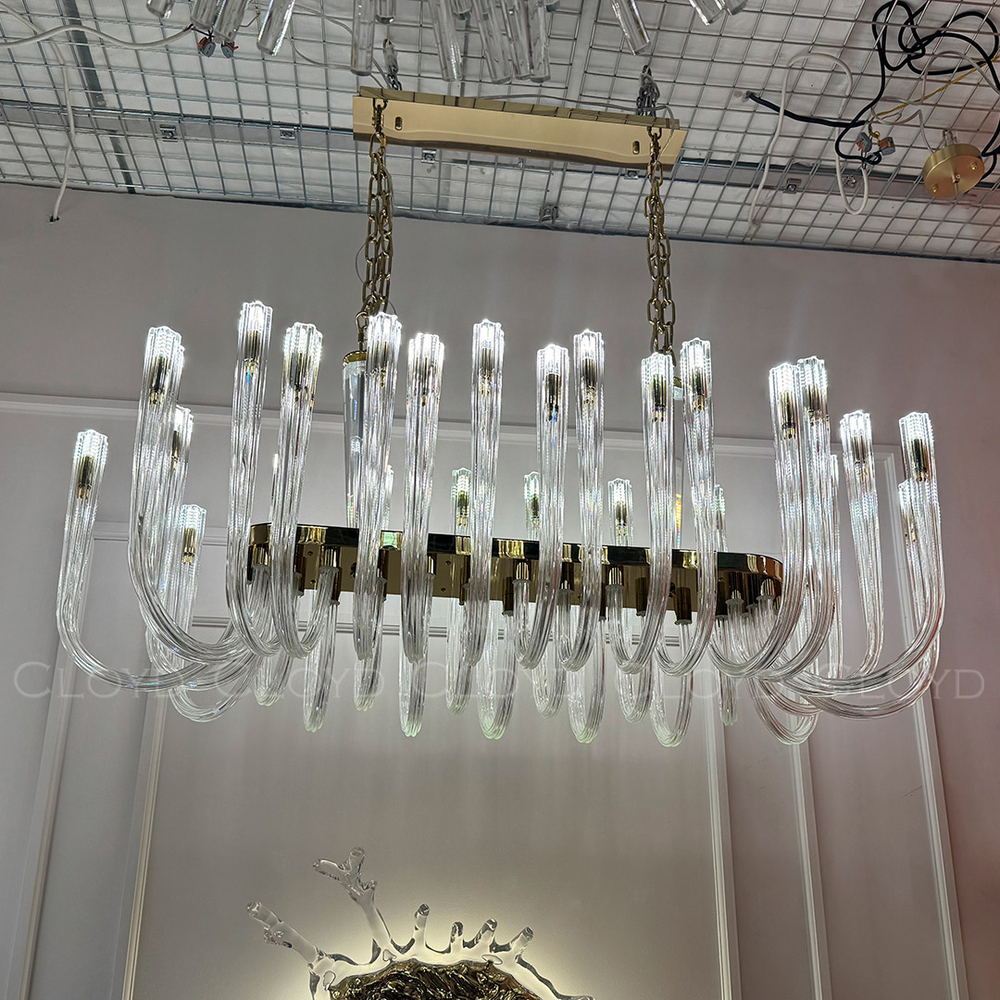 Люстра Cloyd AEDA C32 / шир. 120 см - золото (арт.11667)