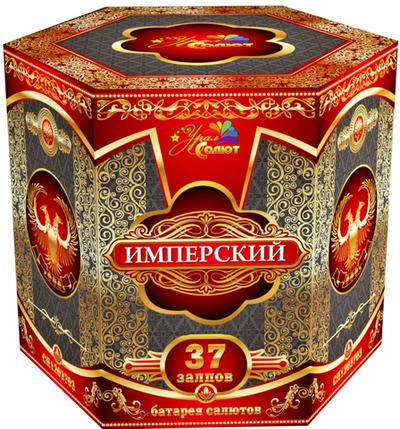 Батарея салютов ИМПЕРСКИЙ 37 залпов, калибр 1,2