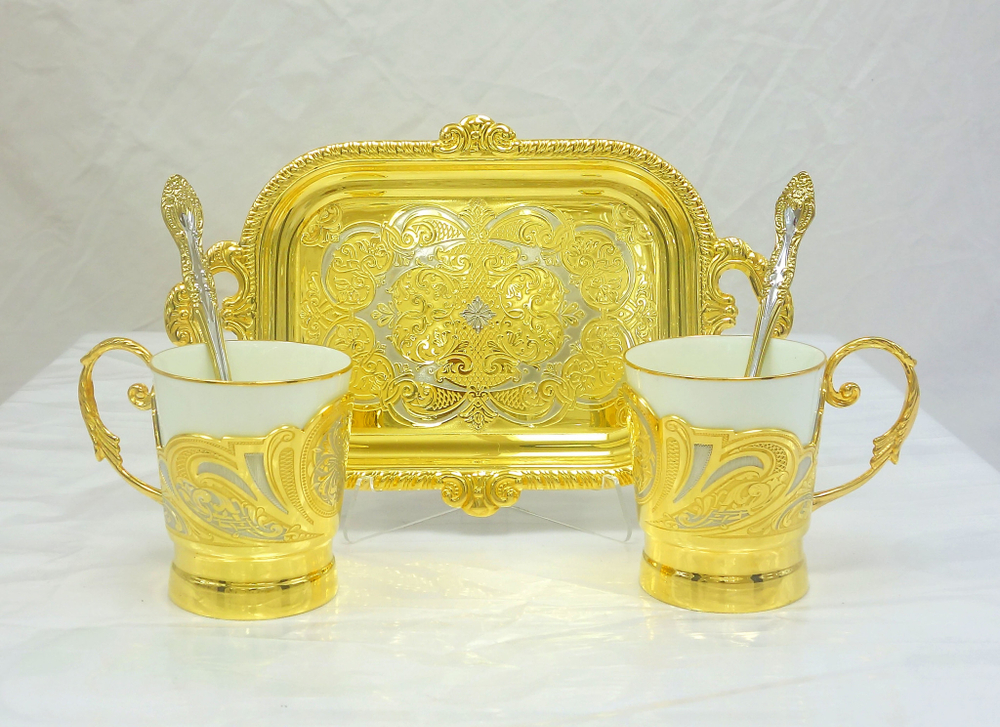 Кофейная пара Узорная