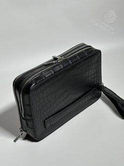 Клатч Zilli из кожи крокодила