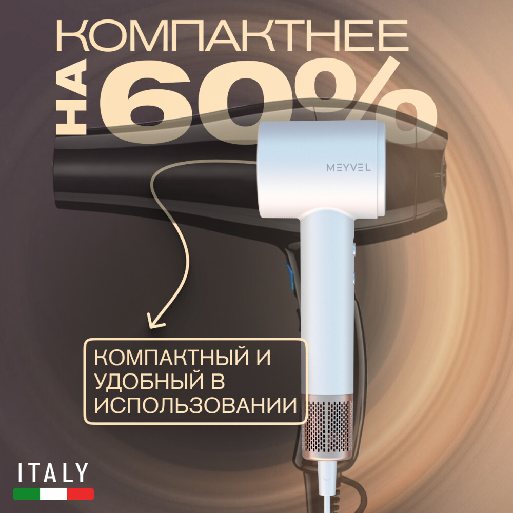 Фен для волос Meyvel MF9-1600 (Jade White)