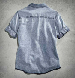 Женская джинсовая рубашка  Harley-Davidson 96053-15VW- 70%