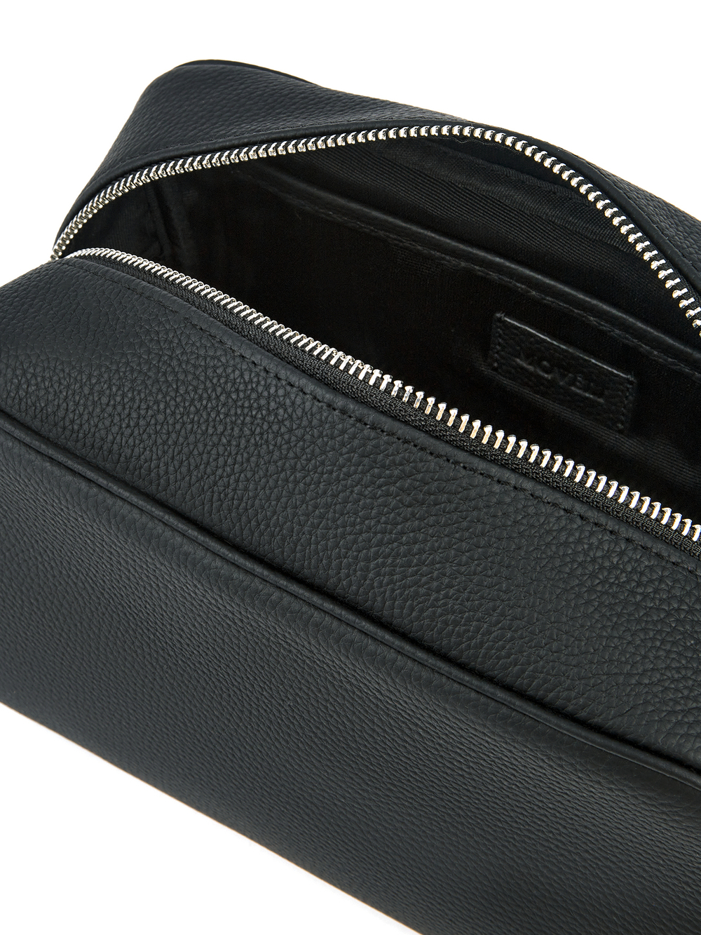 Toiletry bag LEMAN NEW M black amber color